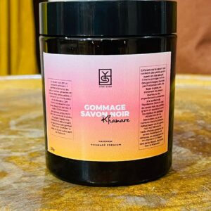 Gommage Savon Noir Khamaré : Pour une Peau Éclatante et Revitalisée