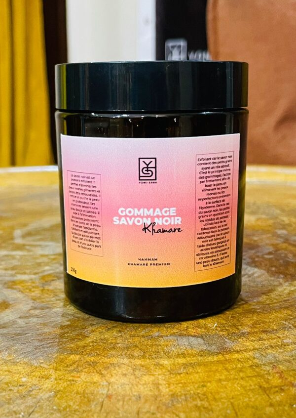 Gommage Savon Noir Khamaré : Pour une Peau Éclatante et Revitalisée